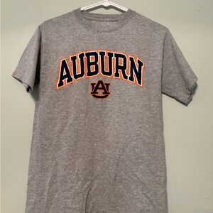 Russell Athletic Heather Gray Auburn Short Sleeve Tee